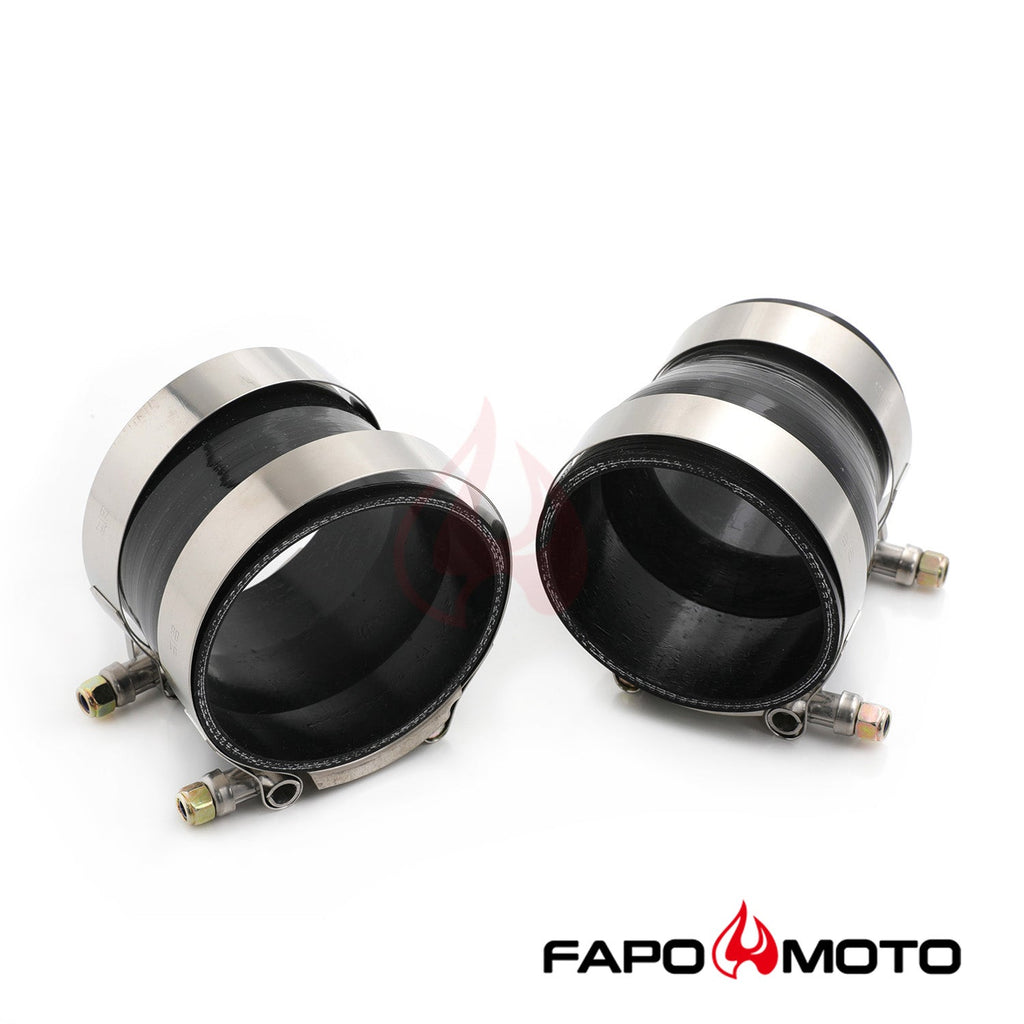FAPO Charge Pipe Kit for BMW N54 135i 335i 335is 1M E82 E88 E90 E92 E93 SSQV BOV BLOW OFF VALVE Intake Hard Pipe Black FE591320