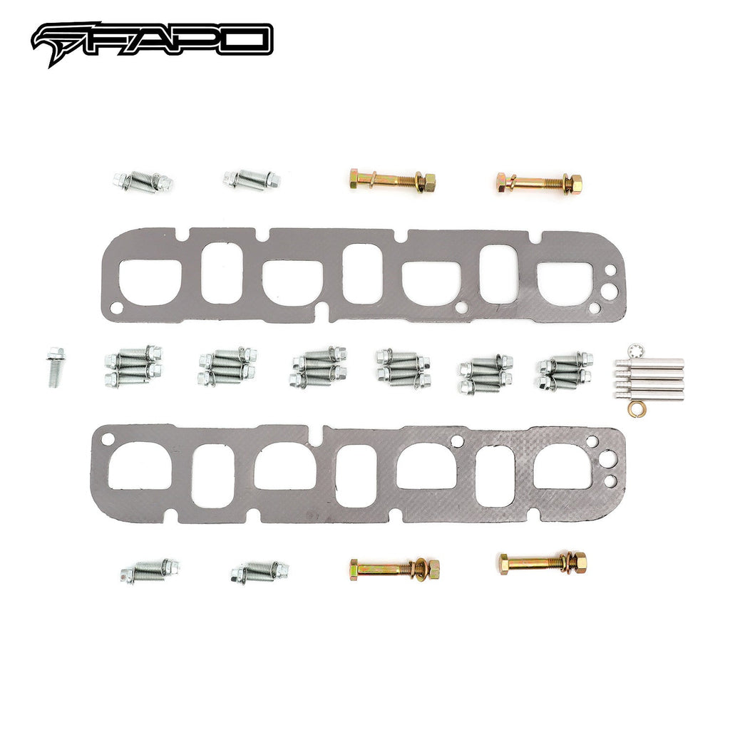 FAPO Shorty Headers for 2003-2008 Dodge Ram 1500 2500 3500 Hemi V8 5.7L 345 FE696420-LX