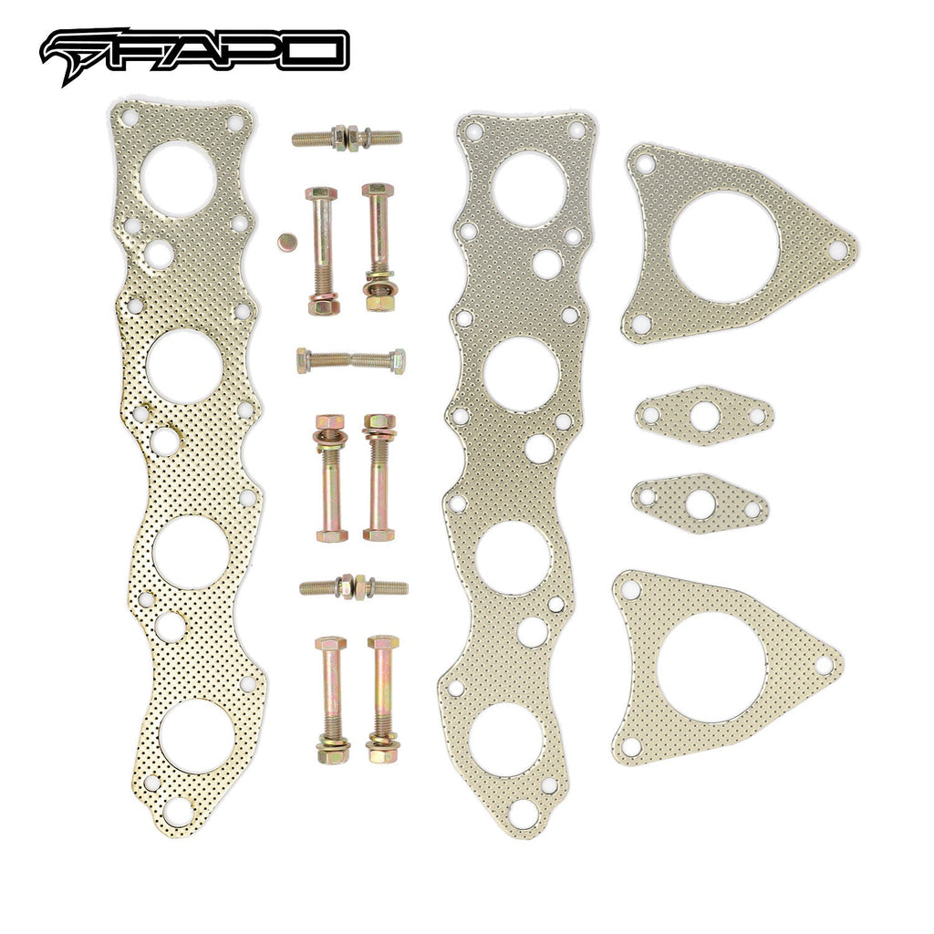 FAPO Shorty Headers for 07-16 Toyota Tundra Sequoia 5.7L 345 V8 304 SS Limited SR5 TRD
