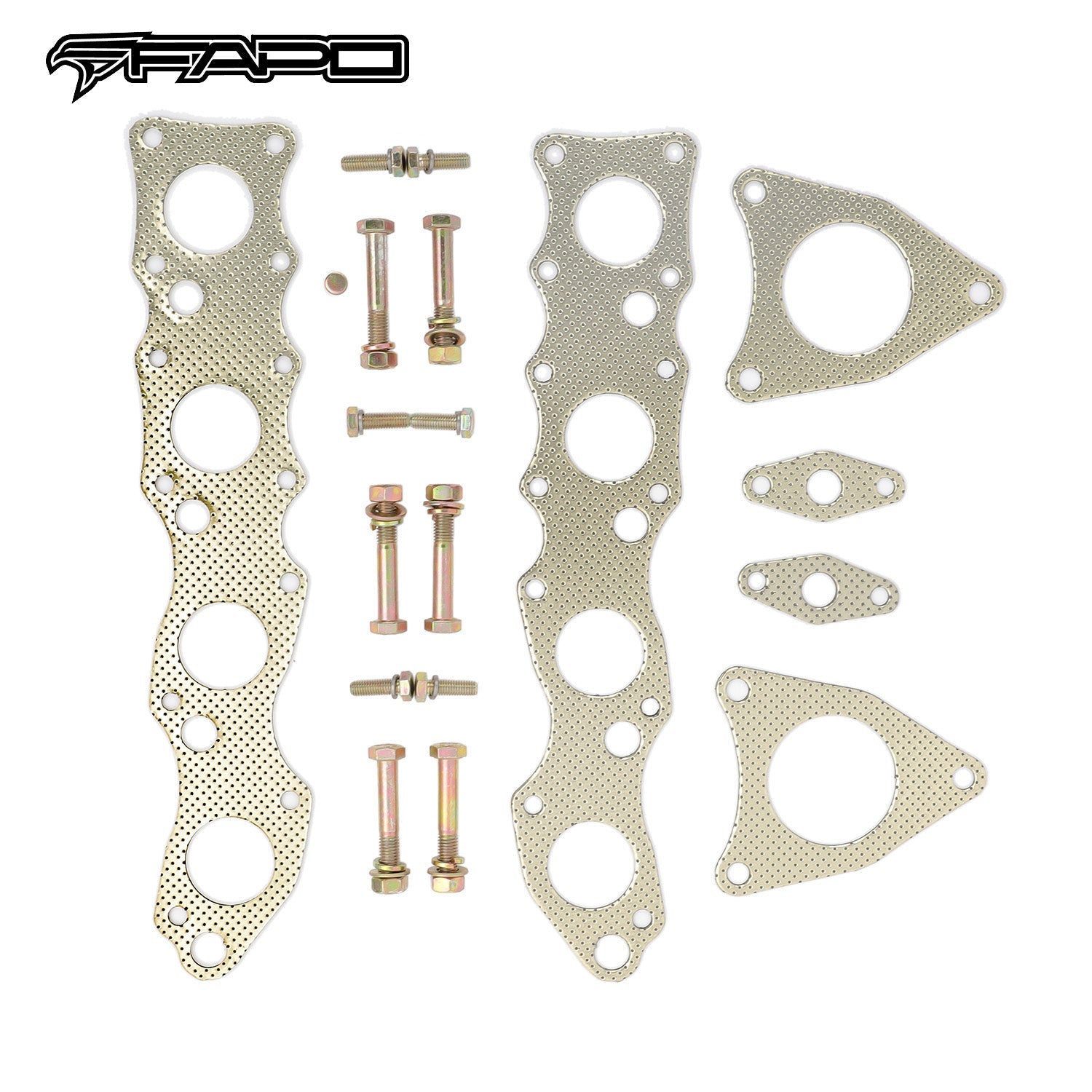 FAPO Shorty Headers for 07-16 Toyota Tundra Sequoia 5.7L 345 V8 304 SS Limited SR5 TRD