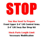 8-Stage Full Set 3-3.5 in Lift Struts for Toyota Tundra 2007-2021 PA165631  PA265631