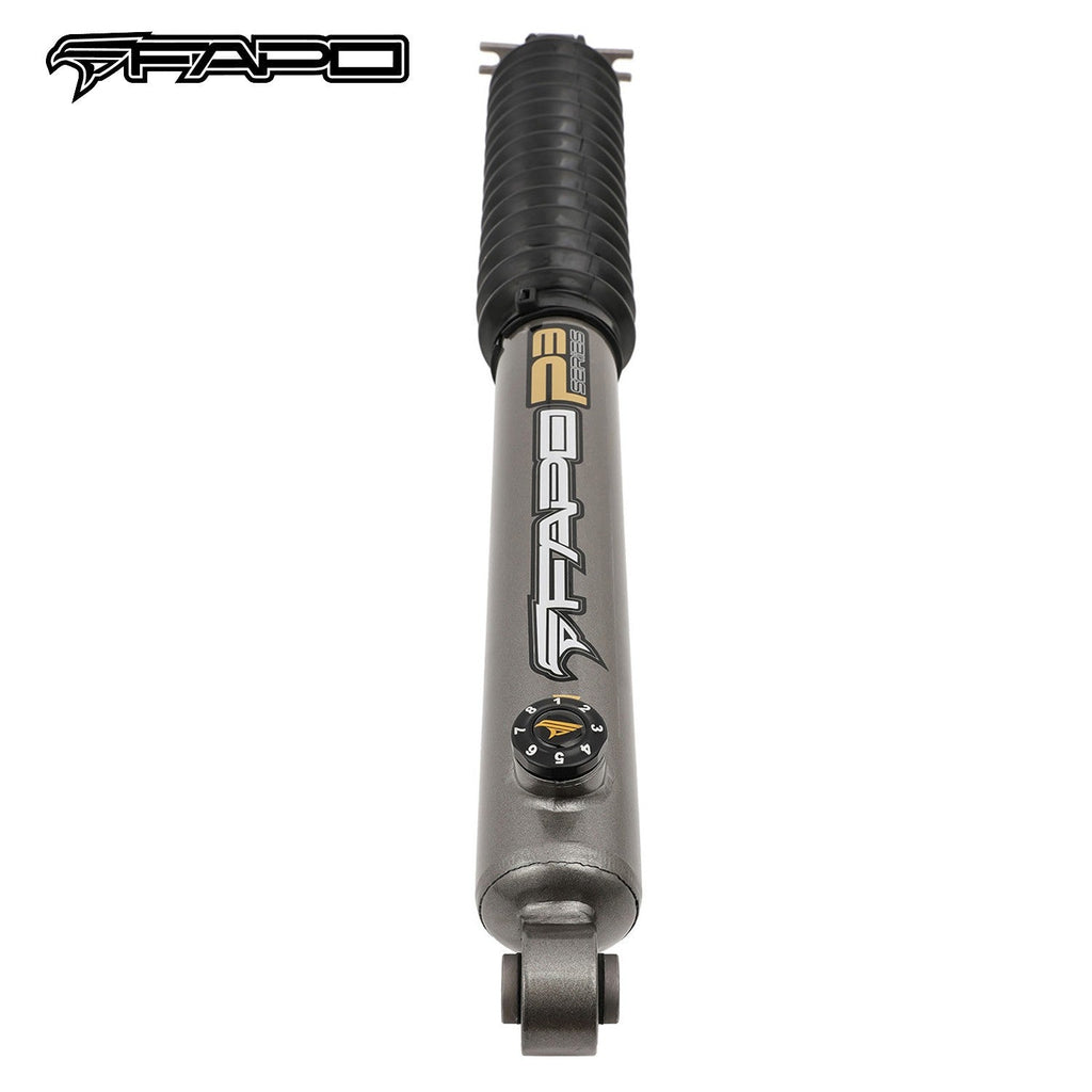 8-Stage Rear 3.5-6 in Lift Shocks for 1997-2006 Jeep Wrangler PA391632