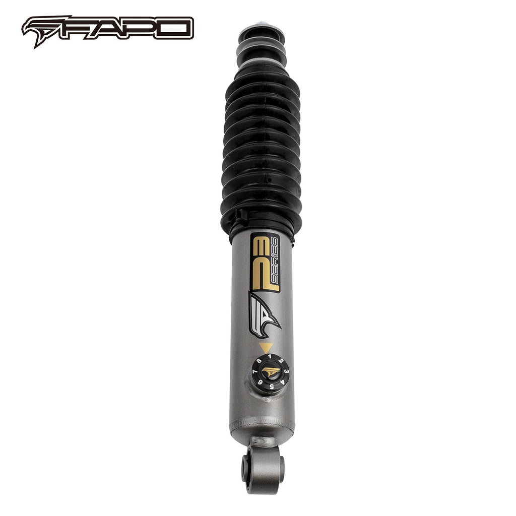 8-Stage Front 0-4 in Lift Shocks for 2001-2010 Chevrolet Silverado 2500HD 3500HD GMC Sierra 2500HD 3500HD PA096230