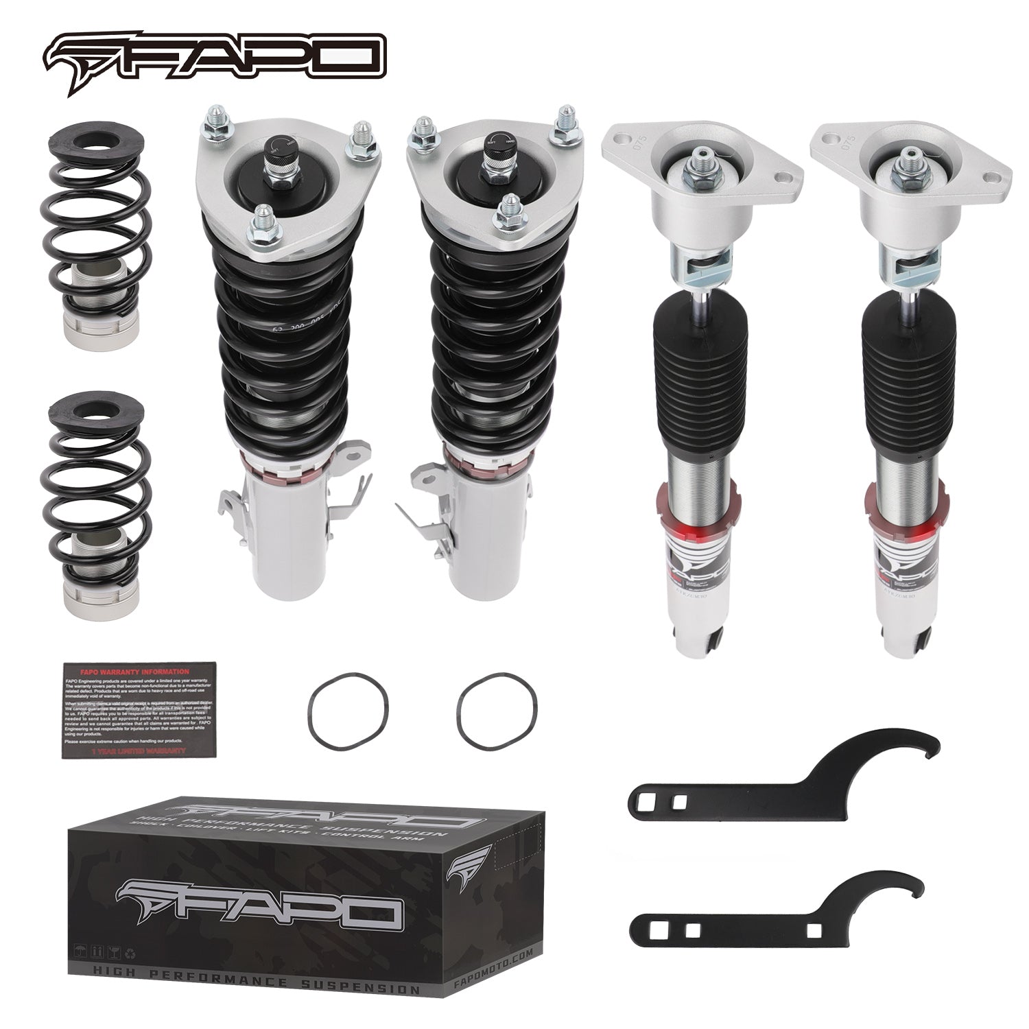 32-Level Damping Coilover for Mazda 2 DE 2007-2014 & Ford Fiesta 2008-2019 PF007520
