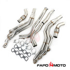 FAPO Long Tube Headers Manifolds for 03-06 Mercedes AMG E55 CLS55 M113 X-Pipe FE635110