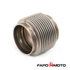 2.25  ID T304 SS EXHAUST FLEX BELLOWS 2.55  Long Flex Joint Pipe ULTRA STRONG FE902310