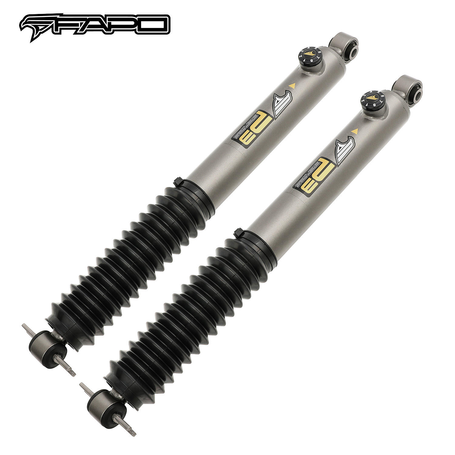 8-Stage Rear 4.5-6 in Lift Shocks for 1984-2001 Jeep Cherokee XJ PA391631