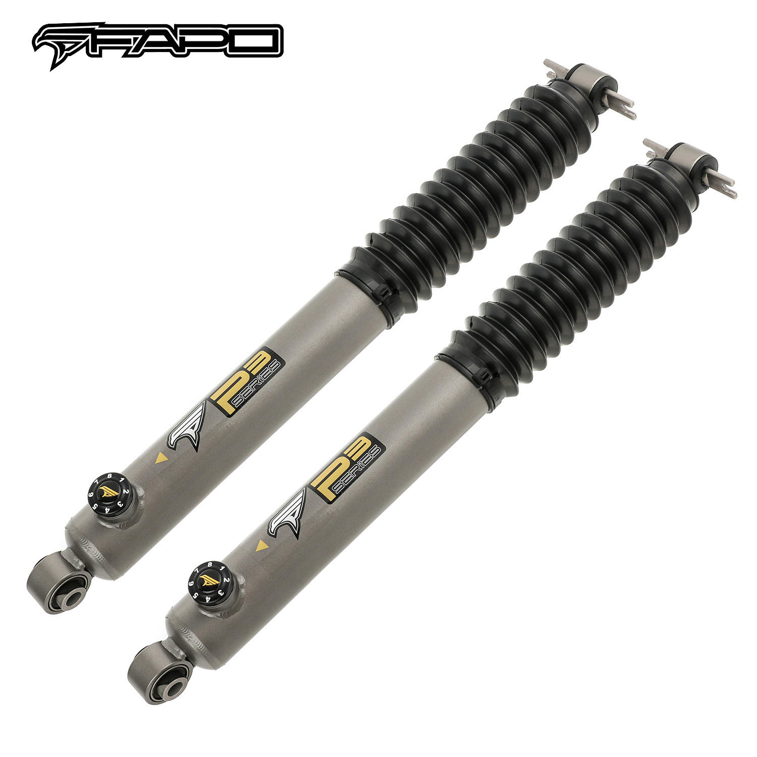 8-Stage Rear 4.5-6 in Lift Shocks for 1984-2001 Jeep Cherokee XJ PA391631