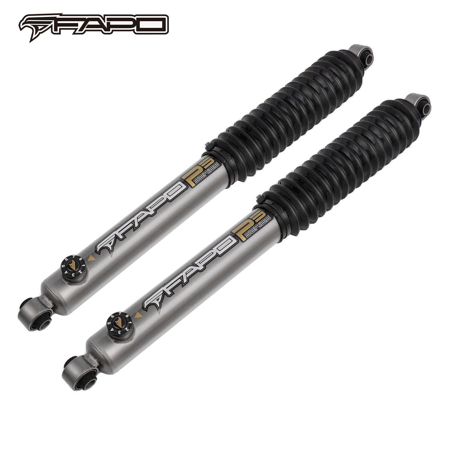 8-Stage Rear 0-4 in Lift Shocks for 2007-2021 Chevrolet Silverado 1500 PA162031