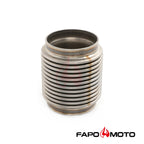 2.75   ID T304 SS EXHAUST FLEX BELLOWS 4  Long Flex Joint Pipe ULTRA STRONG FE902810