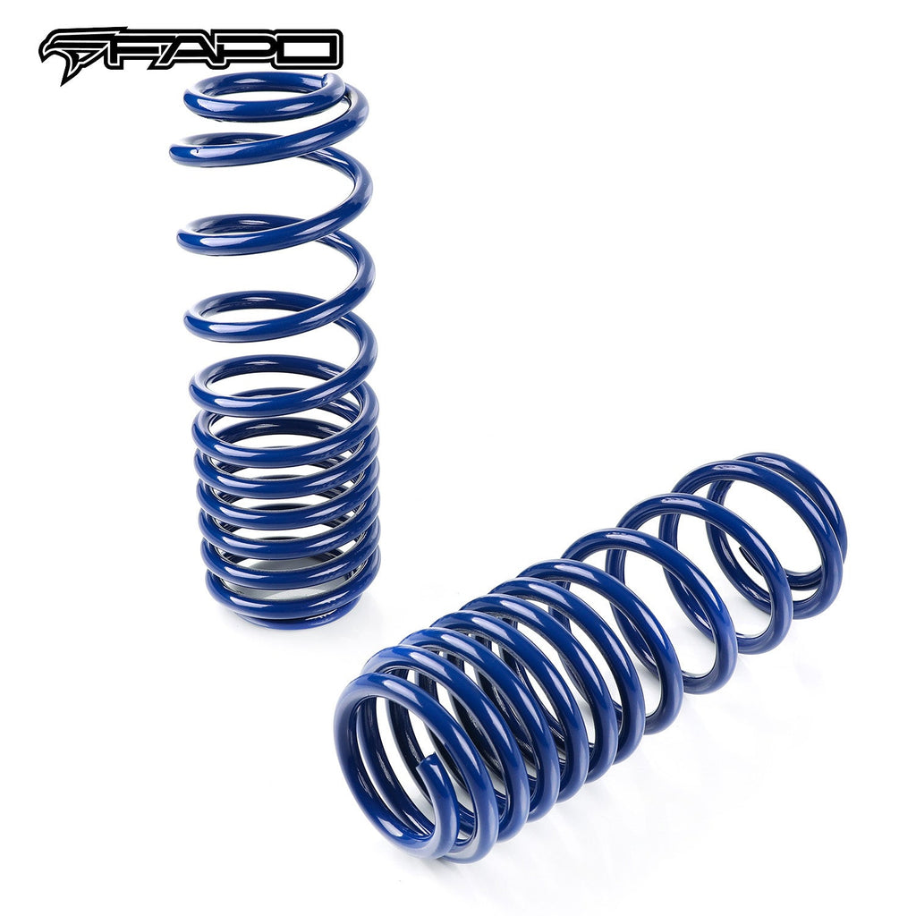 Lowering Springs compatible with Ford Mustang 2005-2014 1.5 F/1.5 R V6 V8 GT BLUE 1.5in  Drop Suspension FL017310