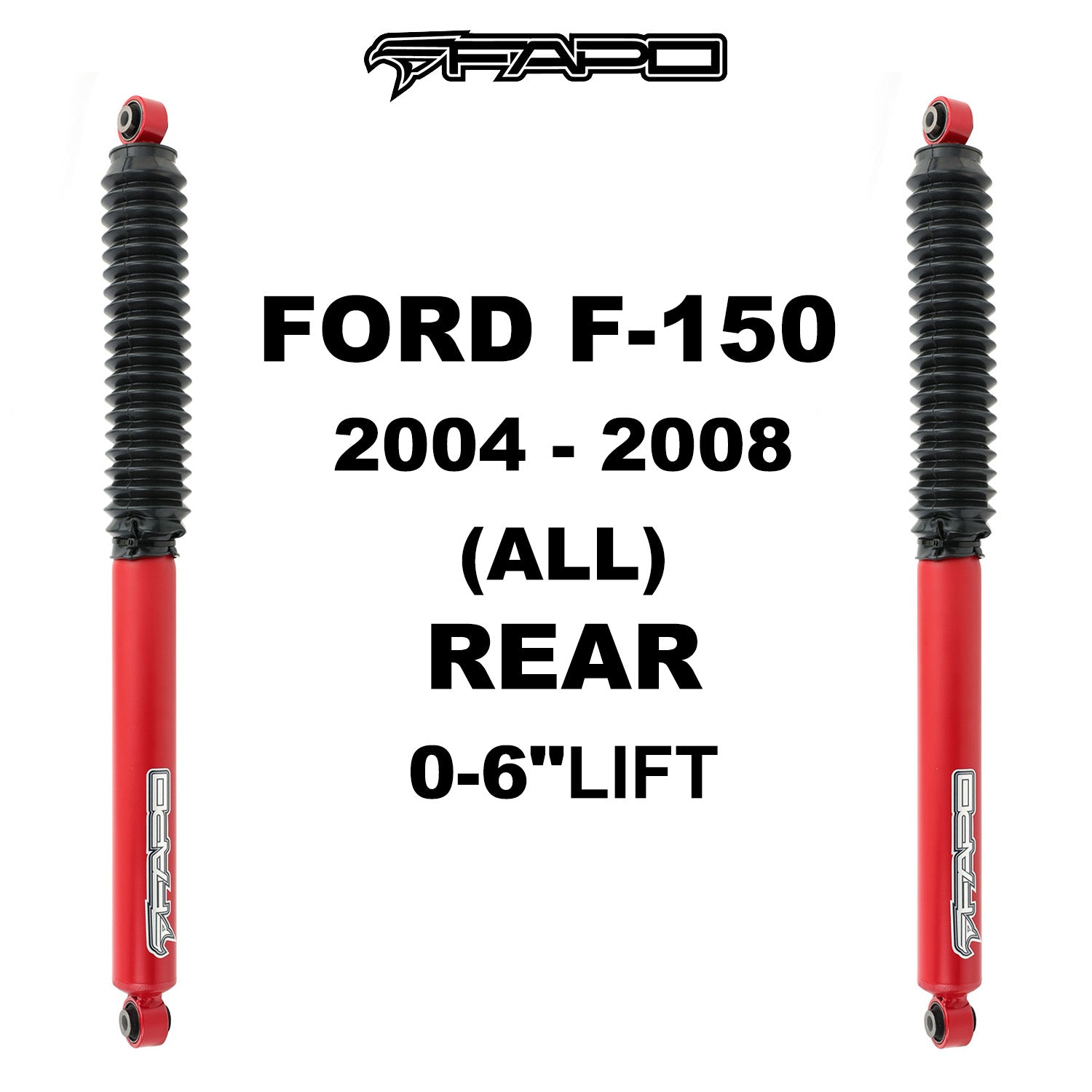 P1 Off-road Rear Shock for FORD F-150 2004-2021  0-3.5 in lift PA267110
