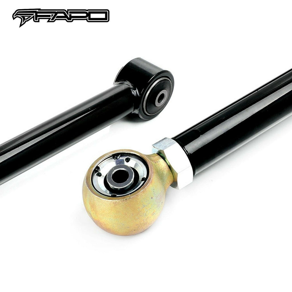 Rear Adjustable Control Arms For Jeep Wrangler 07-18 JK 0-6 in Lift Kit 4 Pcs FZ060120+FZ060140