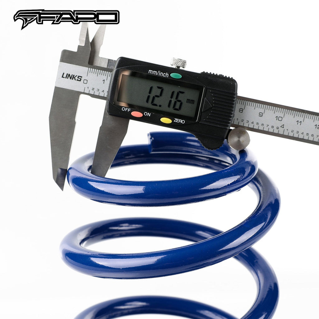 Lowering Springs compatible with Ford Mustang 2005-2014 1.5 F/1.5 R V6 V8 GT BLUE 1.5in  Drop Suspension FL017310