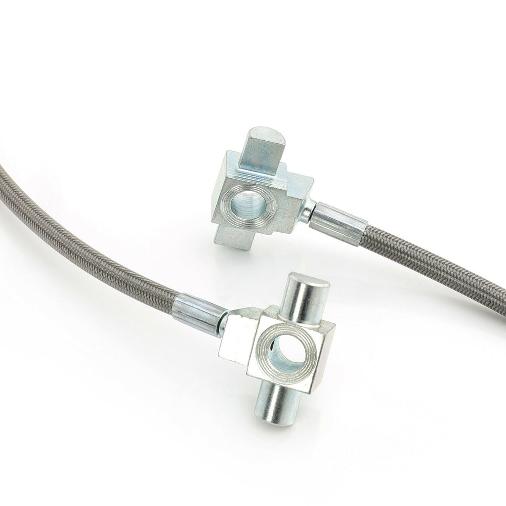 FAPO Front 4-6" Extended Brake Lines For Chevy C K 10 20 30 K5 Blazer 1971-1978