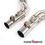FAPO Long Tube Headers Manifolds for 03-06 Mercedes AMG E55 CLS55 M113 X-Pipe FE635110