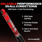 FAPO Rear 3-4.5 in Lift Struts for Jeep Wrangler JK 2007-2018 PA660610