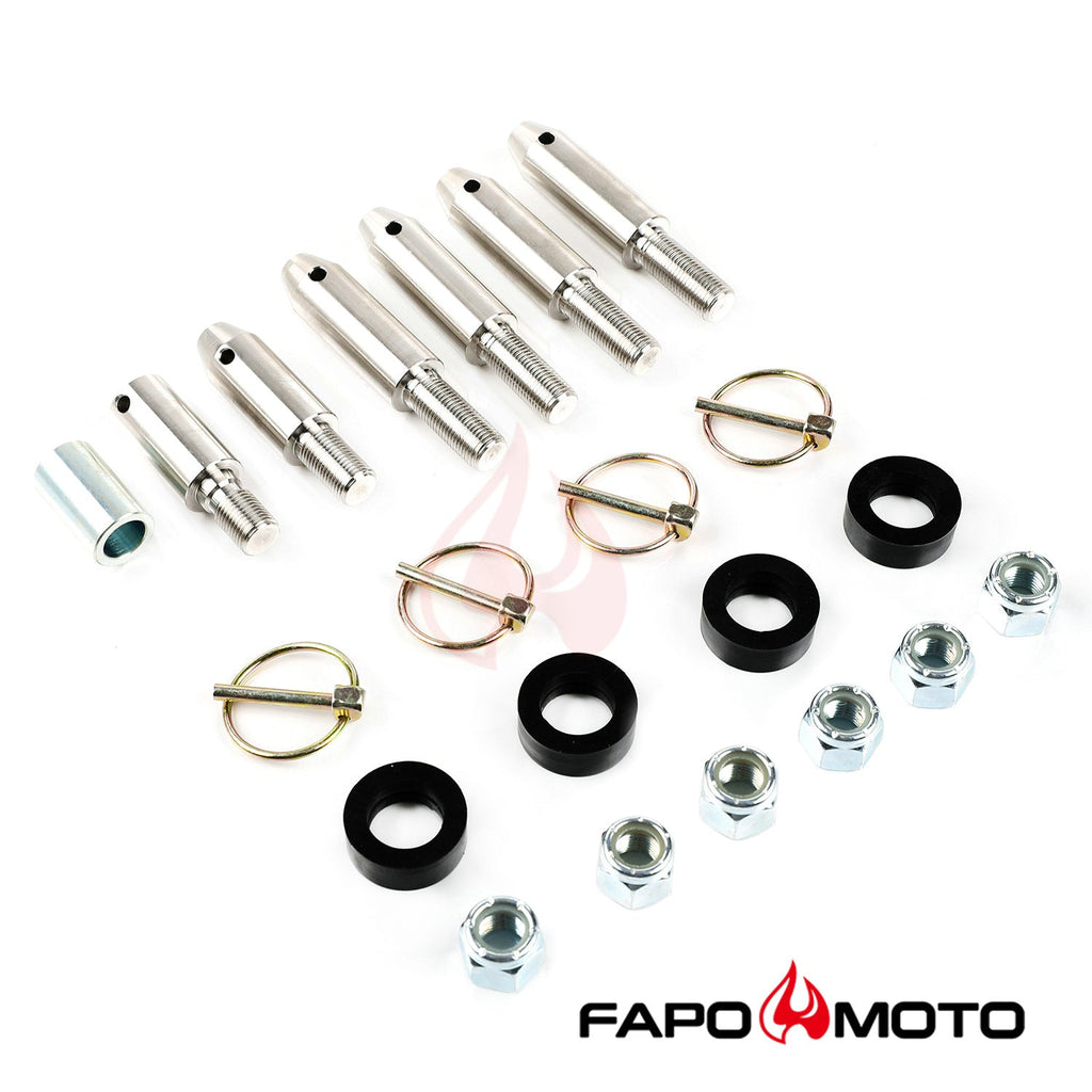 JK JL FRONT Sway Bar Links for 2007-2022 Jeep wrangler 3-5 in Lift Adjustable Quicker Disconnect FZ100110