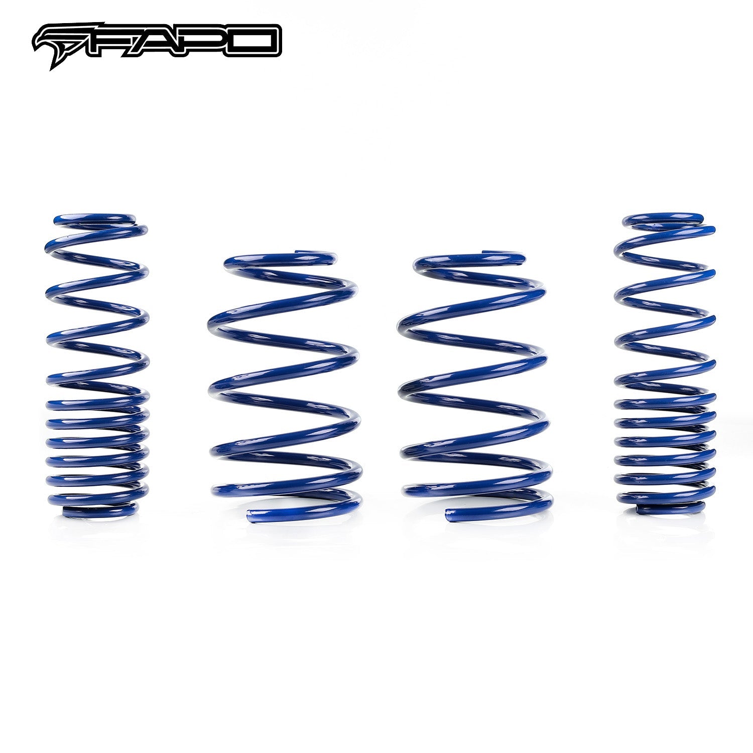 Lowering Springs compatible with Ford Mustang 2005-2014 1.5 F/1.5 R V6 V8 GT BLUE 1.5in  Drop Suspension FL017310