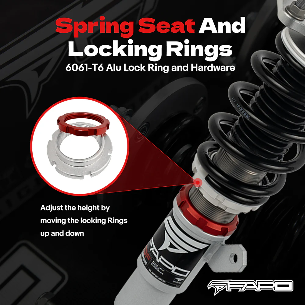 32-Level Damping Coilover For Subaru WRX / WRX STI 1st Gen VA1 / VA2 2014-2021 PF030130