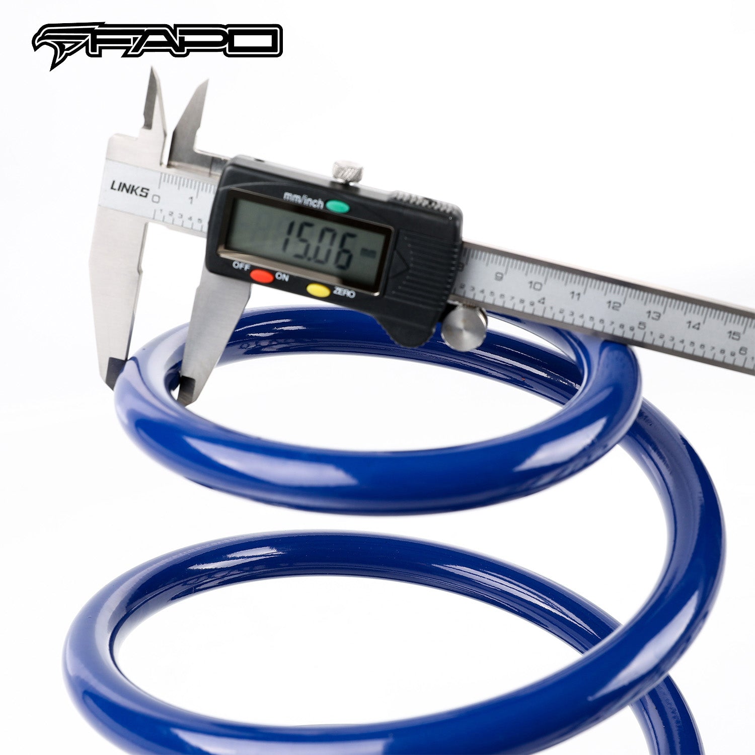 Lowering Springs compatible with Ford Mustang 2005-2014 1.5 F/1.5 R V6 V8 GT BLUE 1.5in  Drop Suspension FL017310