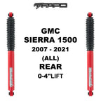 P1 Off-road Rear shock for CHEVROLET SILVERADO 1500 2007-2021 GMC SIERRA 1500 2007 - 2021 CHEVYROLET SILVERADO 1500 CLASSIC 2019-2019 GMC SIERRA 1500 CLASSIC 2019-2019 0-4 in lift PA162010