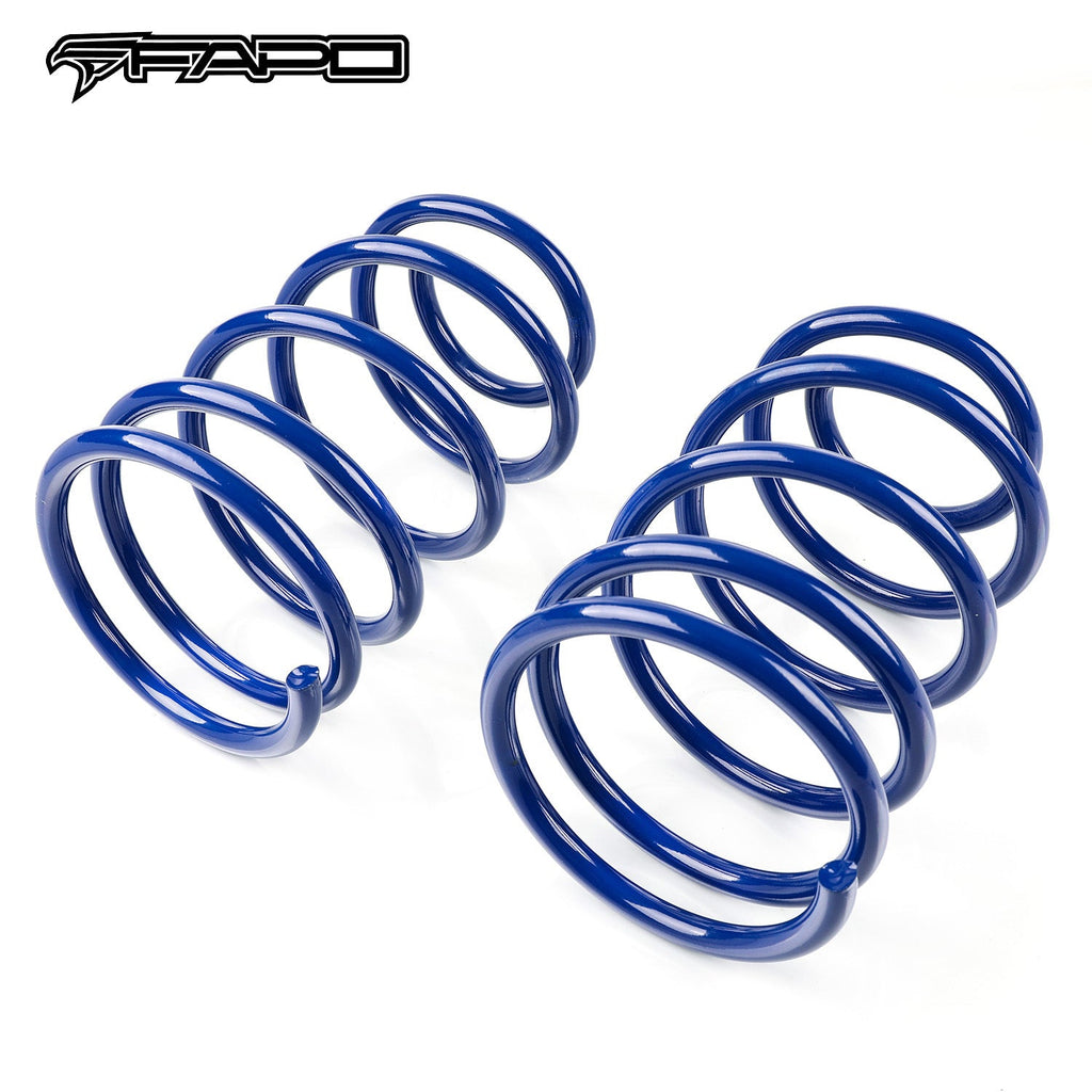 Lowering Springs compatible with Ford Mustang 2005-2014 1.5 F/1.5 R V6 V8 GT BLUE 1.5in  Drop Suspension FL017310