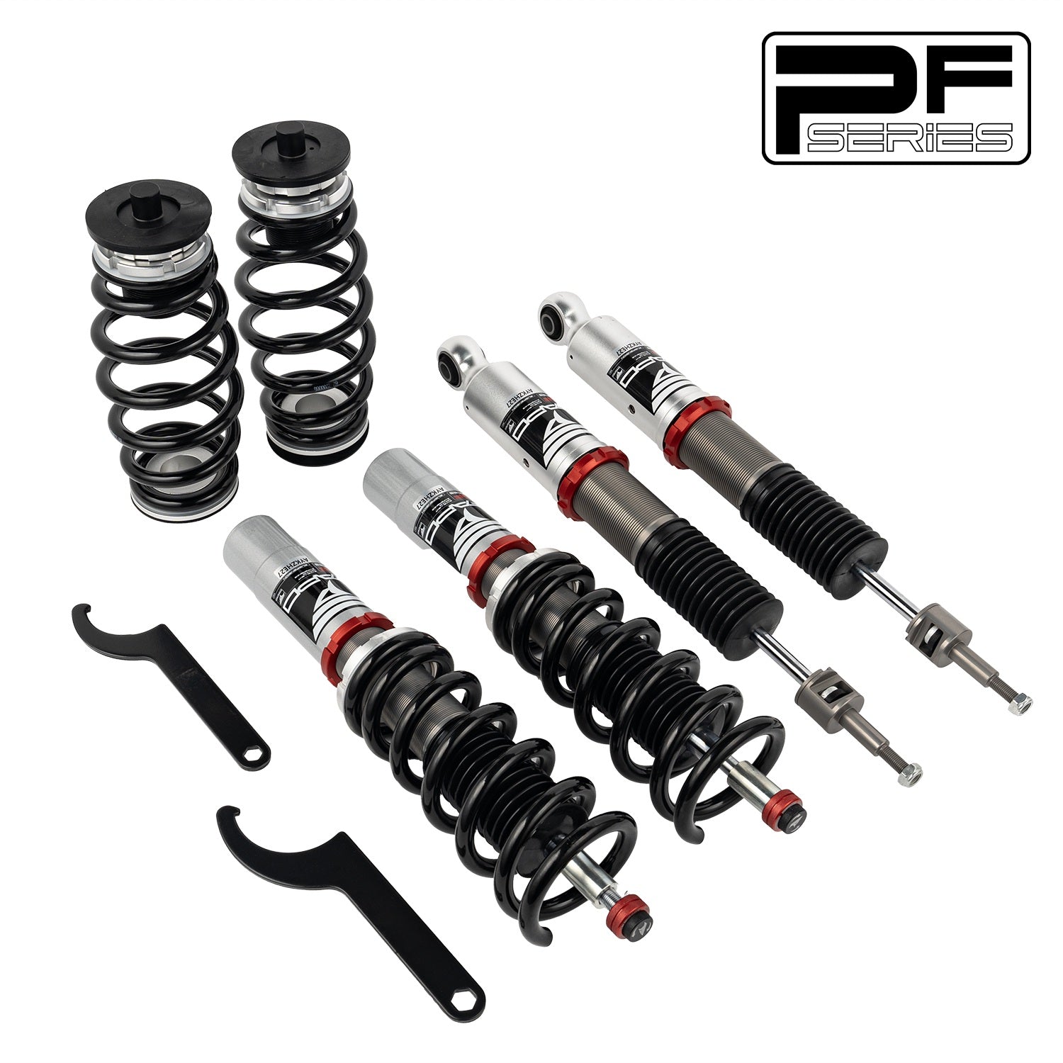 32-Way Adjustable Damping Coilover for Audi A4 4th Gen FWD B8/8K 2008-2016 & Audi A5/Sportback AWD B8 2007+ PF014330