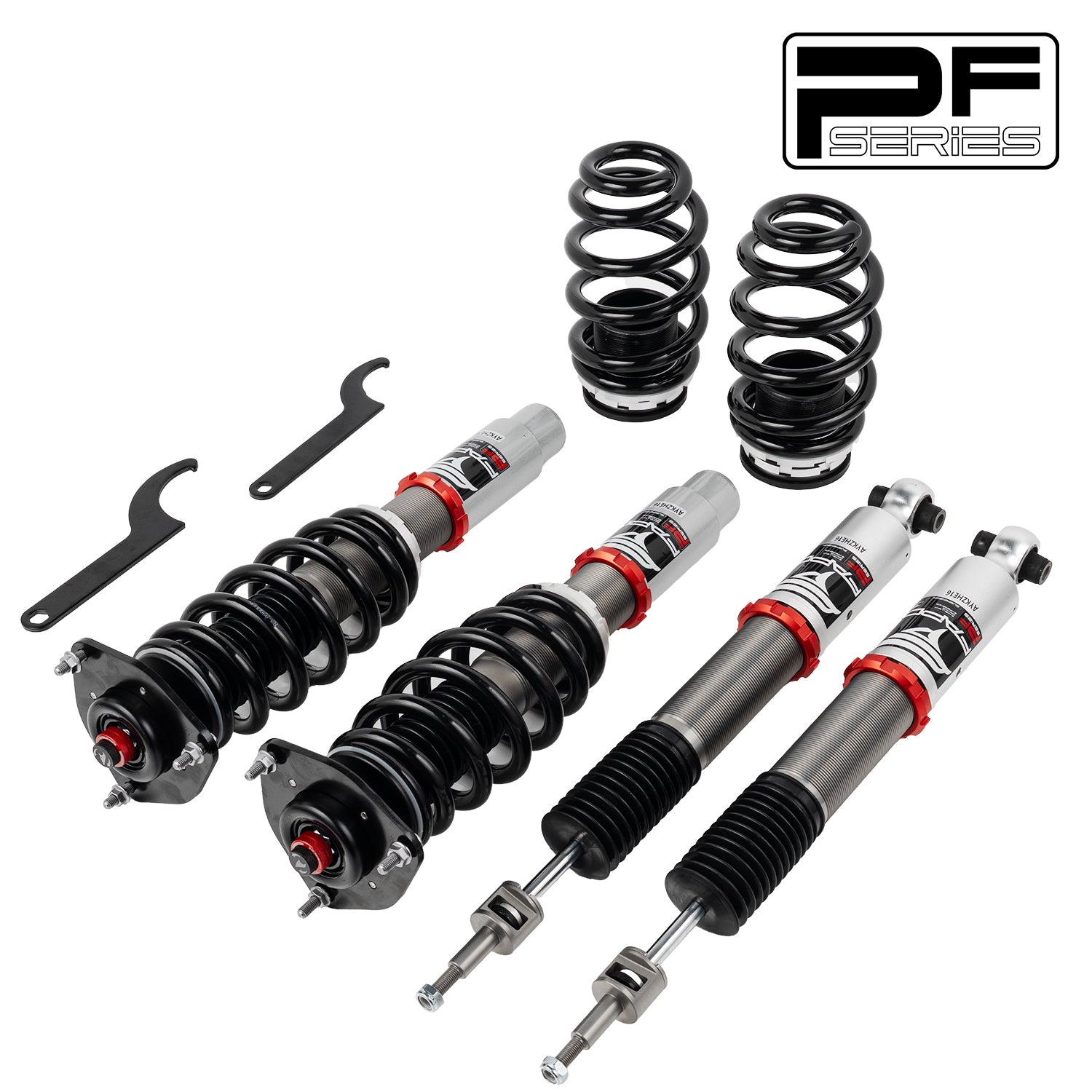 32-Level Damping Coilover For Audi A4 5th Gen AWD B9/8W / A5 Cabriolet 2WD F57 / A6 C8/4K / S4 B9/8W / RS5 B9/F5 2016-2024 PF024030