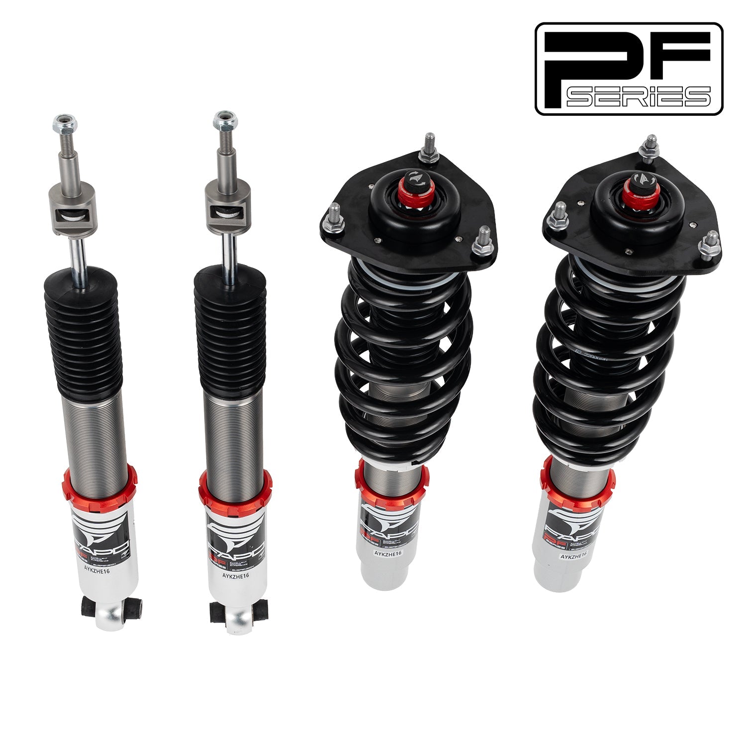 32-Level Damping Coilover For Audi A4 5th Gen AWD B9/8W / A5 Cabriolet 2WD F57 / A6 C8/4K / S4 B9/8W / RS5 B9/F5 2016-2024 PF024030