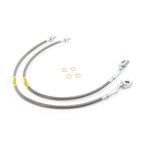 Front Stainless Steel Extended Brake Lines For 07-18 Silverado Sierra 5-7.5"lift
