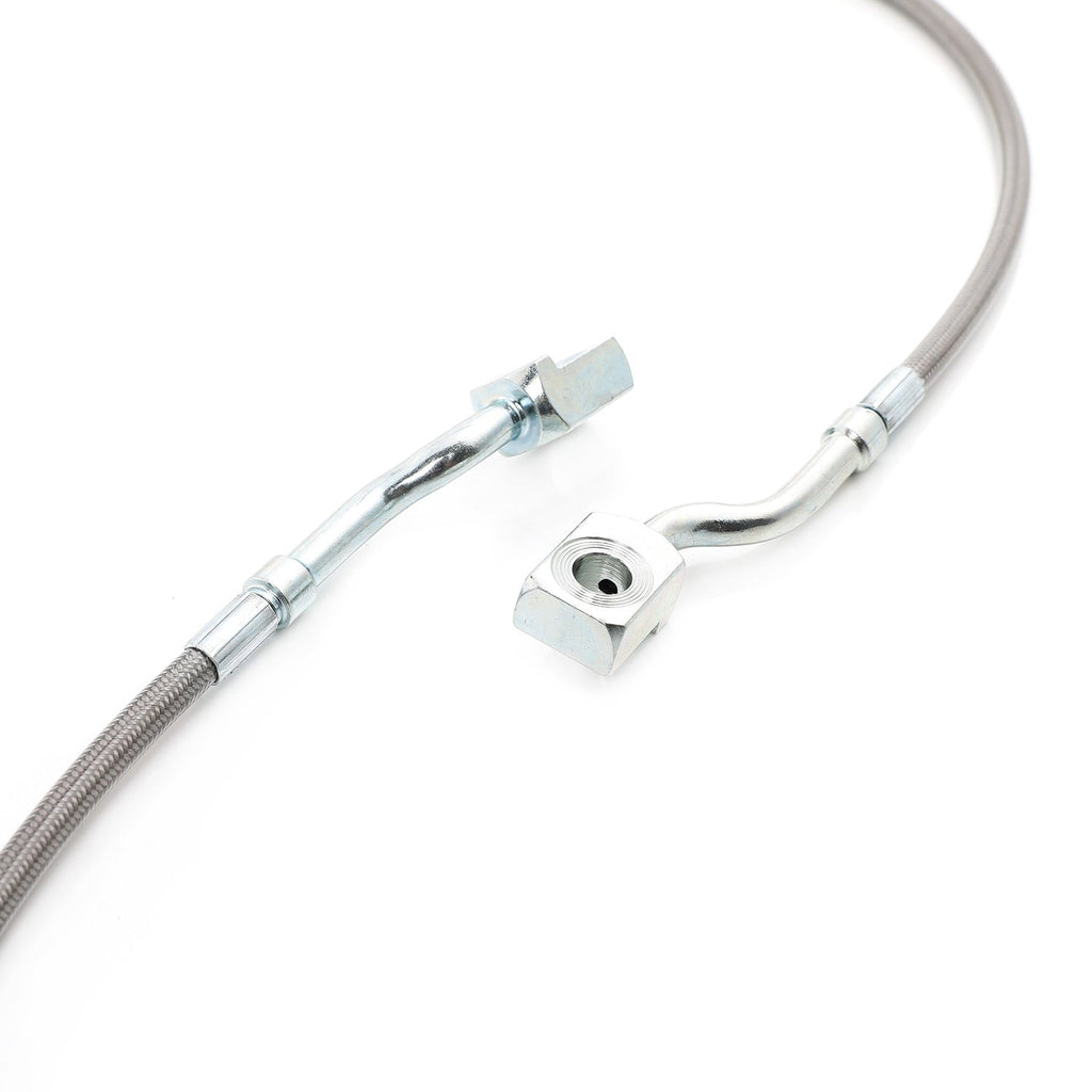 Front Stainless Steel Extended Brake Lines For 07-18 Silverado Sierra 5-7.5"lift