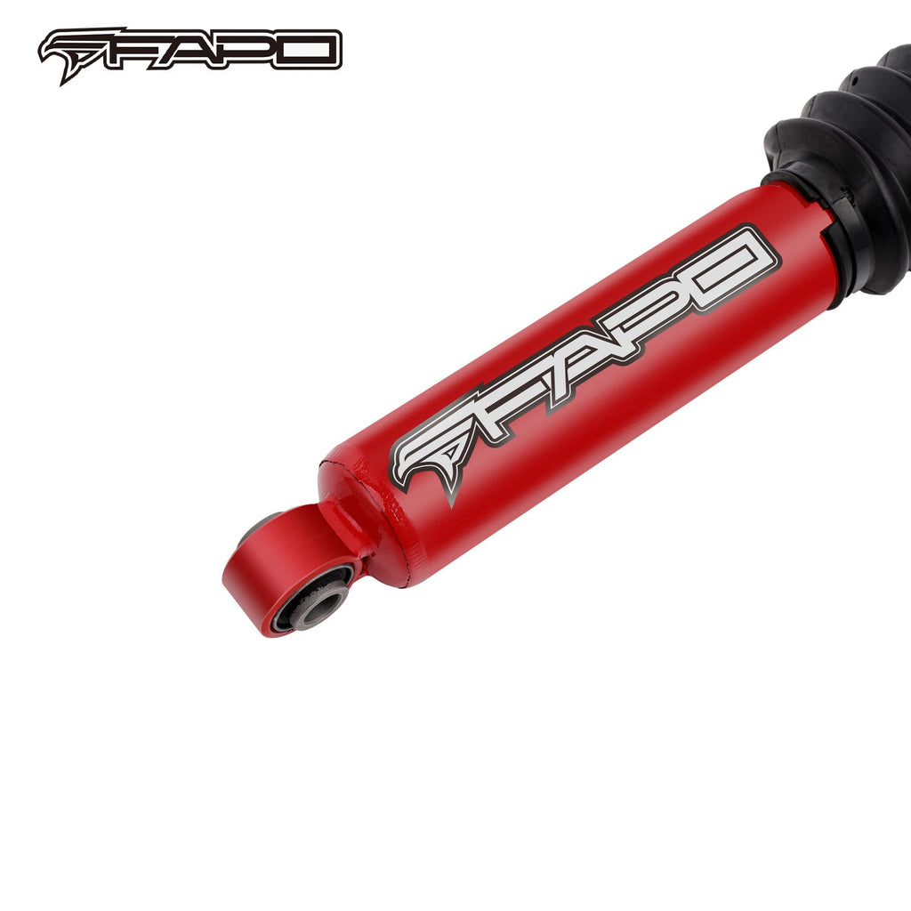 FAPO Front 0-4 in Lift Shocks for 2001-2010 Chevrolet Silverado 2500HD 3500HD GMC Sierra 2500HD 3500HD PA096217