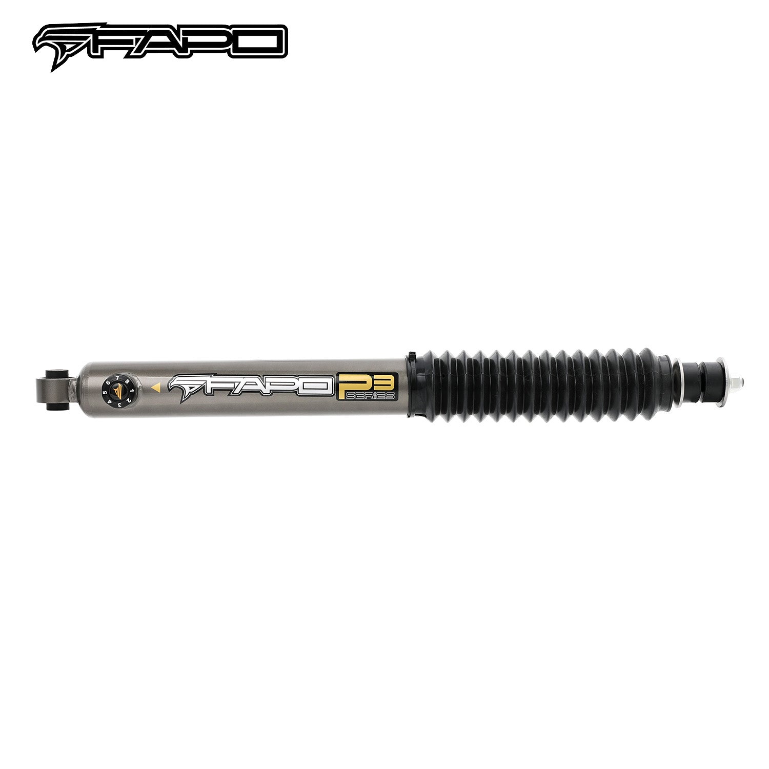 8-Stage Front 0-2.5 in Lift Shocks for 2007-2018 Jeep Wrangler PA160630
