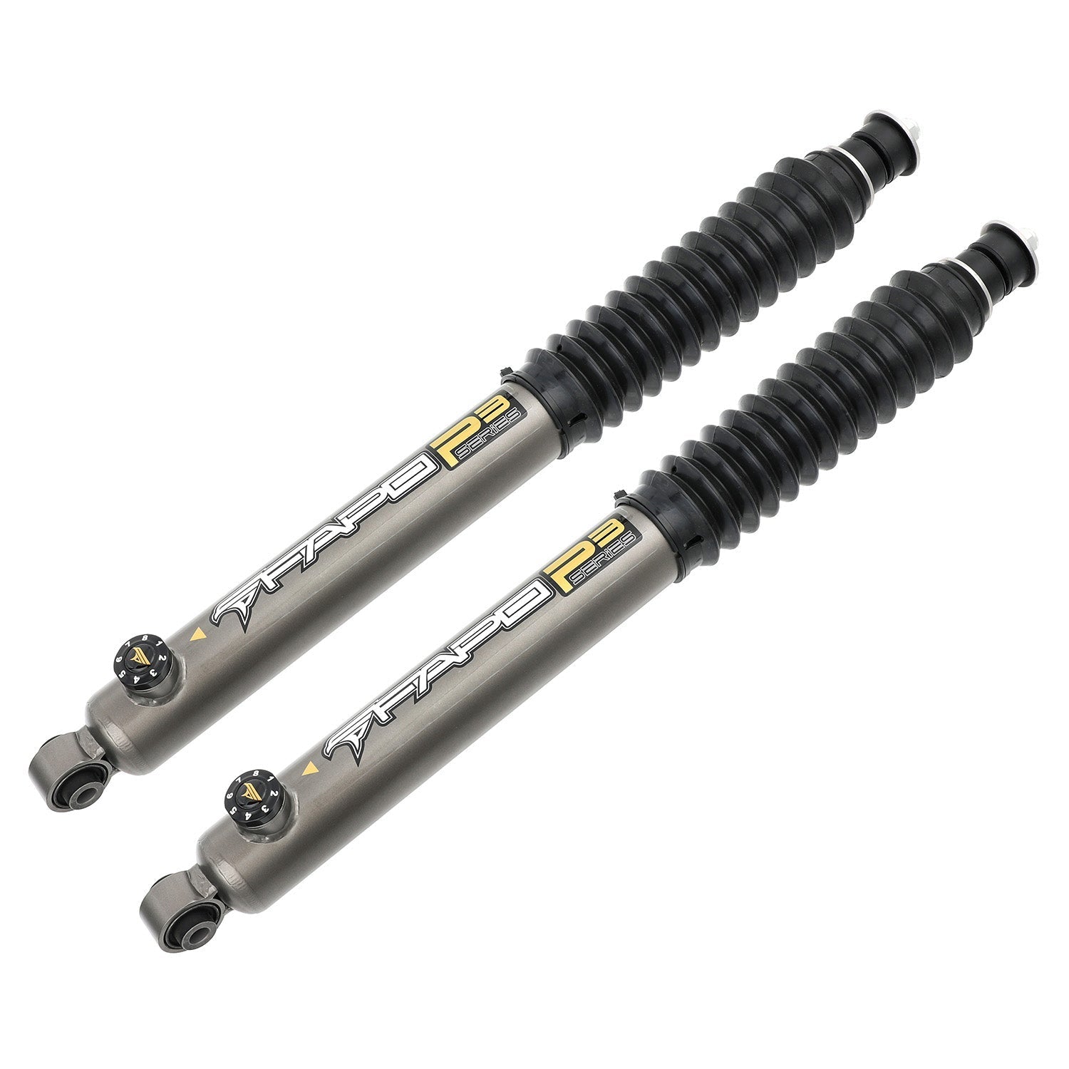 8-Stage Front 0-2.5 in Lift Shocks for 2007-2018 Jeep Wrangler PA160630