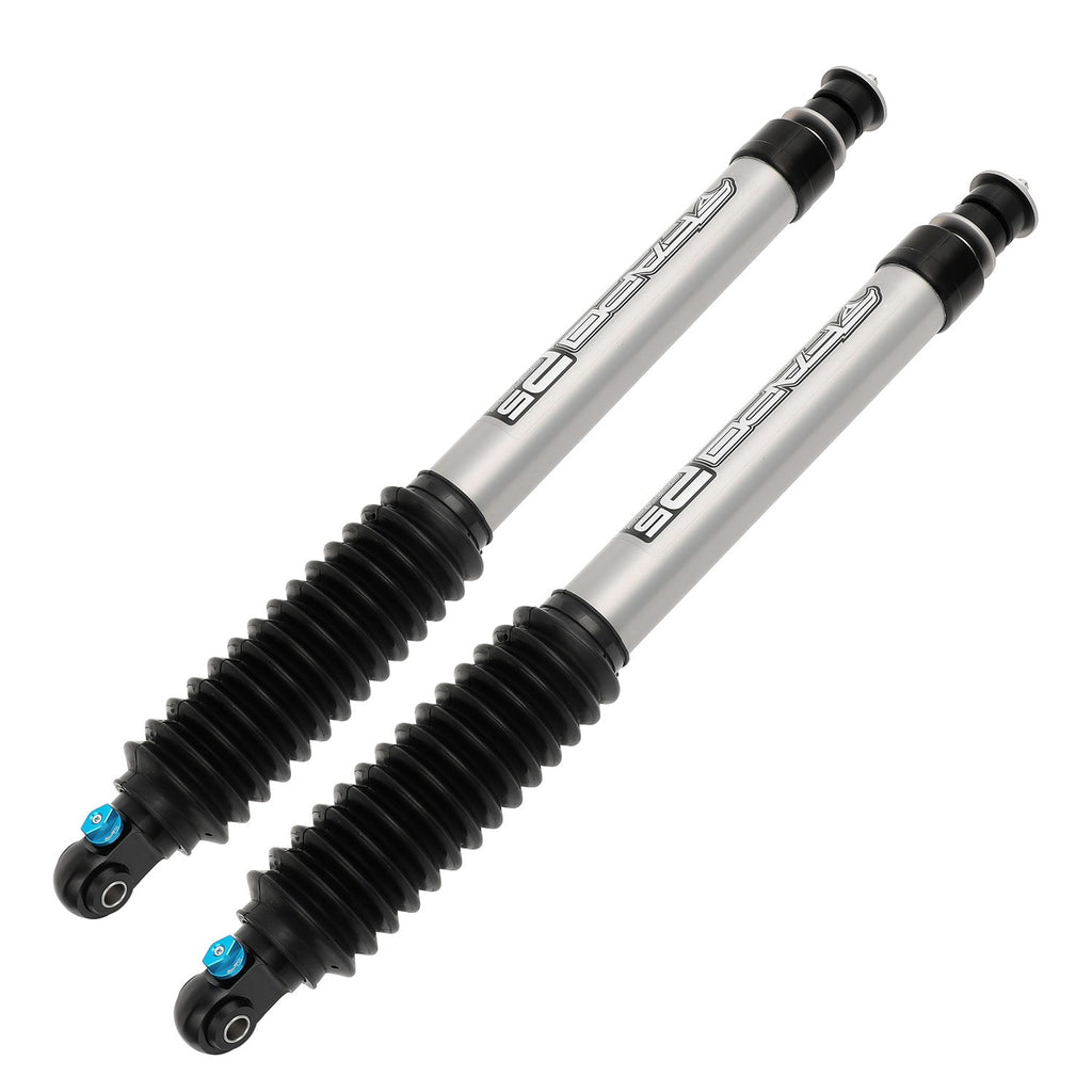 Front 9-Way Monotube Shocks for Jeep Wrangler JK 2007-2018 (0-2.5 in Lift)  PA160650