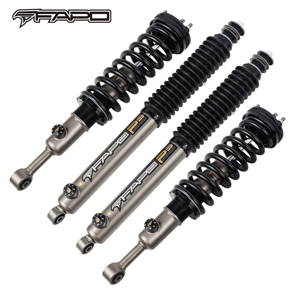 8-Stage Full Set 3-3.5 in Lift Struts for Toyota Tacoma 2005-2022 PA164330 PA264231 4PCS