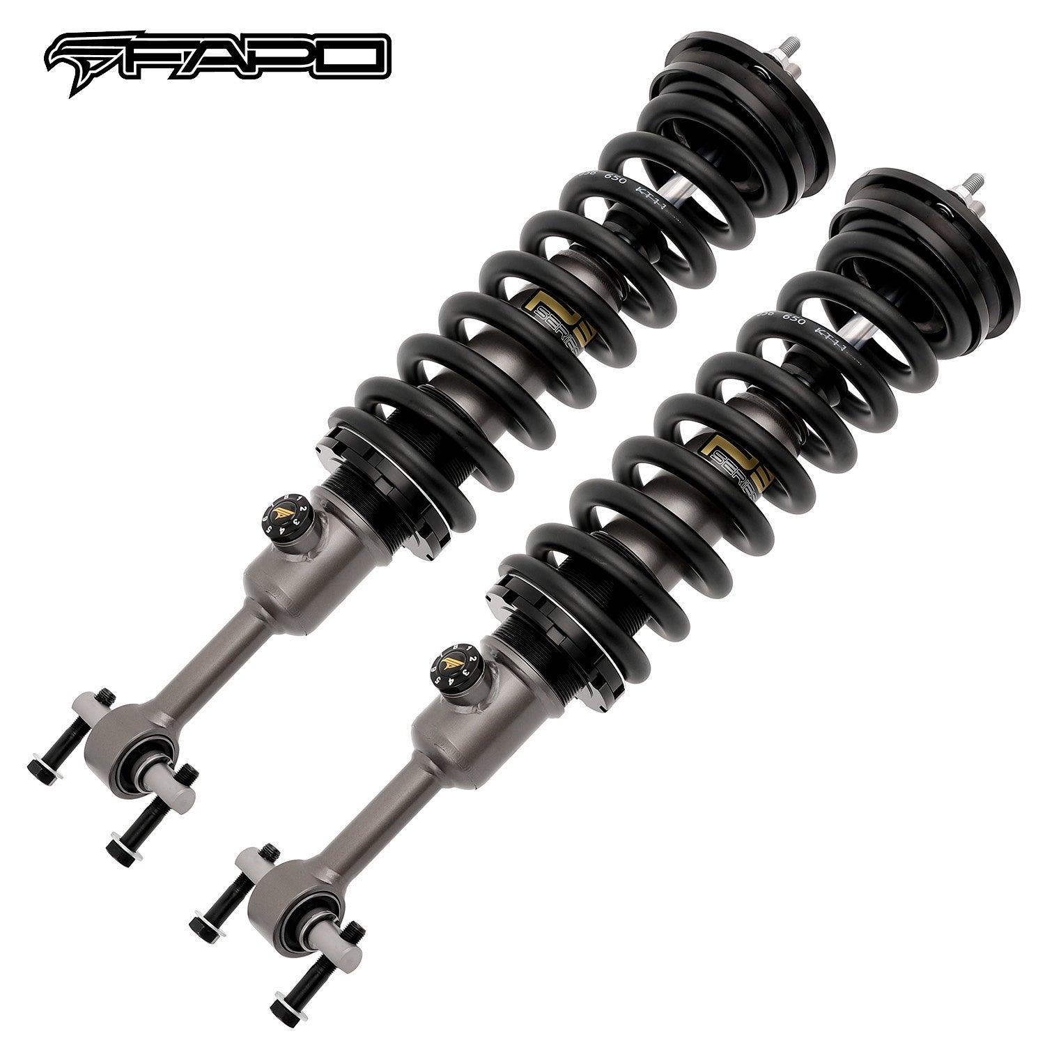 8-Stage Full Set 0-2 in Lift Shocks for 2014-2020 Ford F-150 PA167330 PA267330