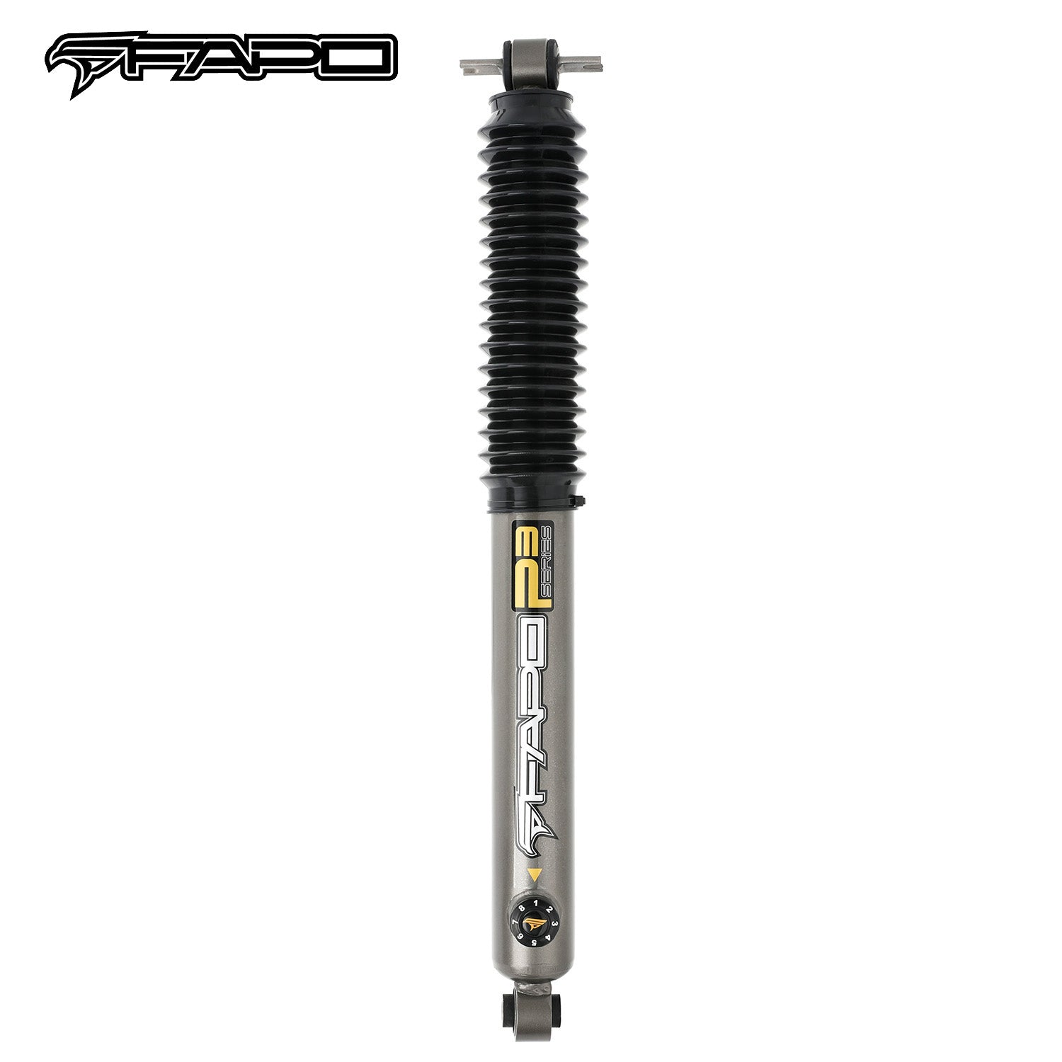 8-Stage Rear 0-2.5 in Lift Shocks for 2007-2018 Jeep Wrangler JK PA260630