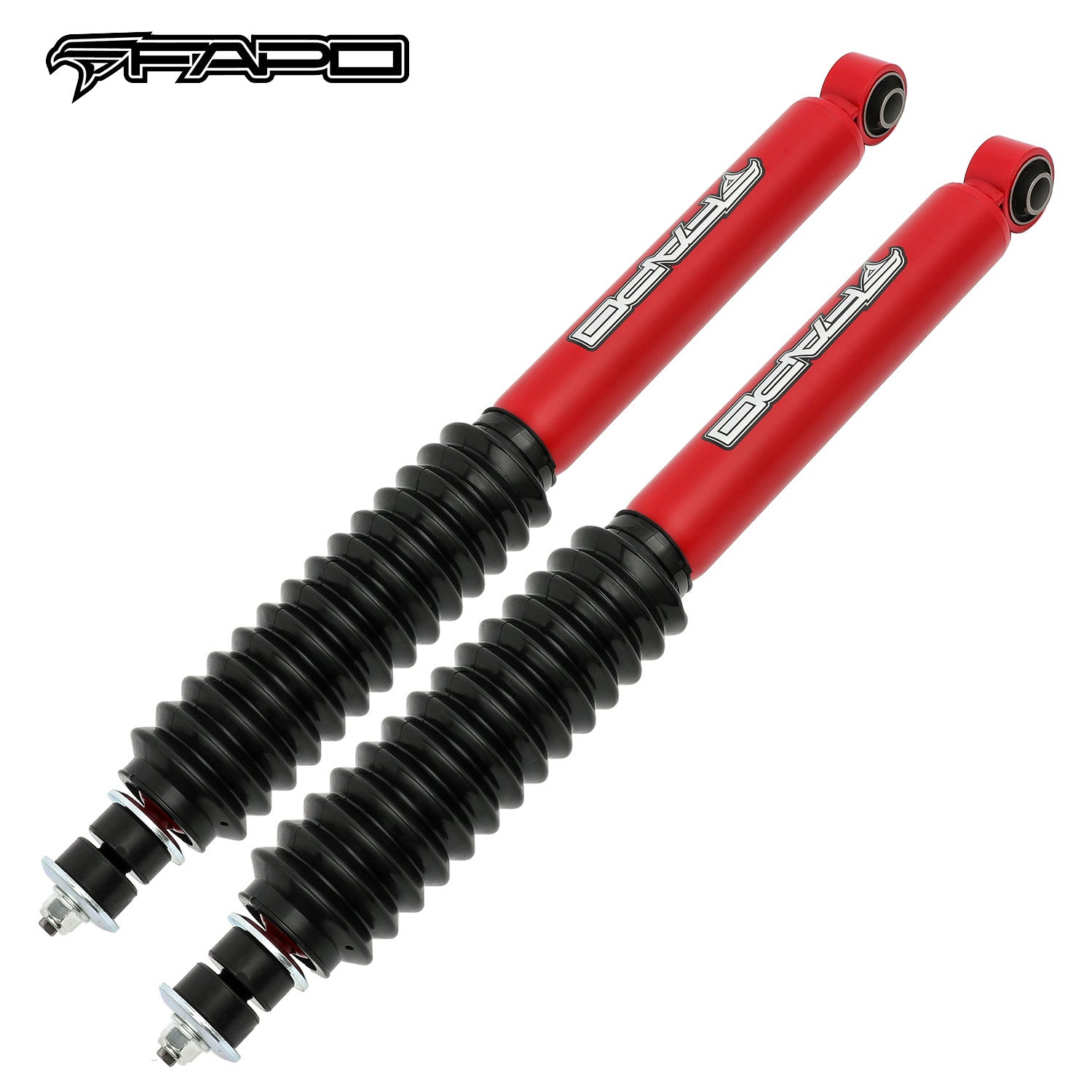FAPO Rear 0-2 in Lift Shocks for 2003-2021 Toyota Land Cruiser Prado 4Runner FJ Cruiser Hilux Fortuner PA265110