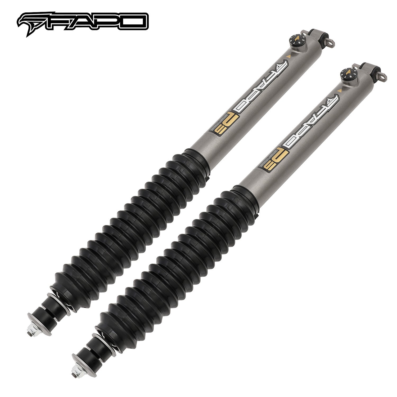 8-Stage Front 3.5-4 in Lift Shocks for 2020-2021 Jeep Gladiator JT PA391830