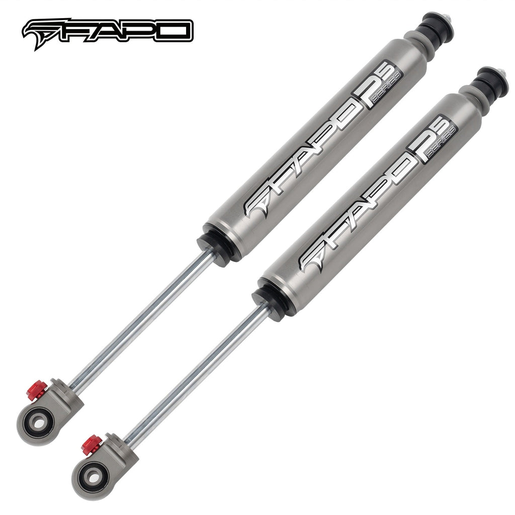 Front 9-Way Monotube Shocks for Jeep Wrangler JK 2007-2018 (4-6 in Lift)  PA291950