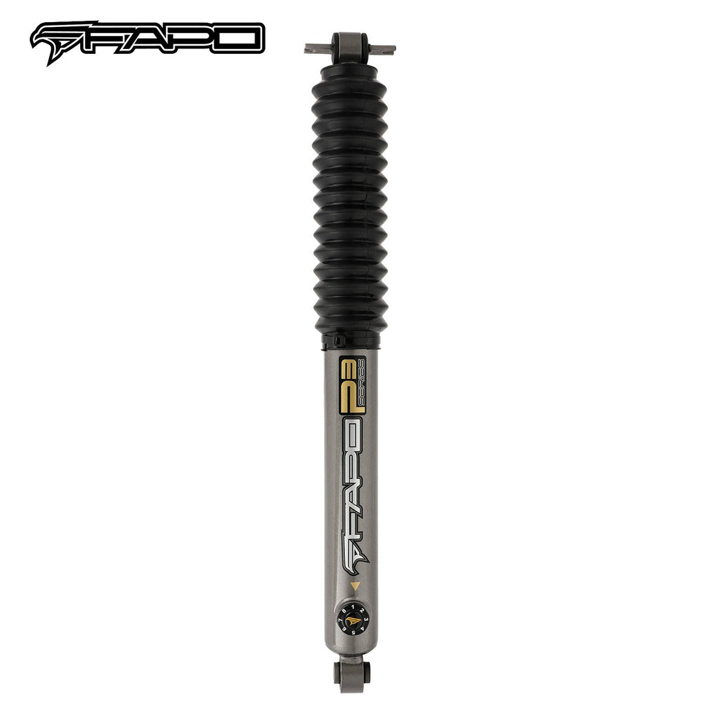 8-Stage Rear 6.5-8 in Lift Shocks for 1997-2006 Jeep Wrangler TJ PA591631