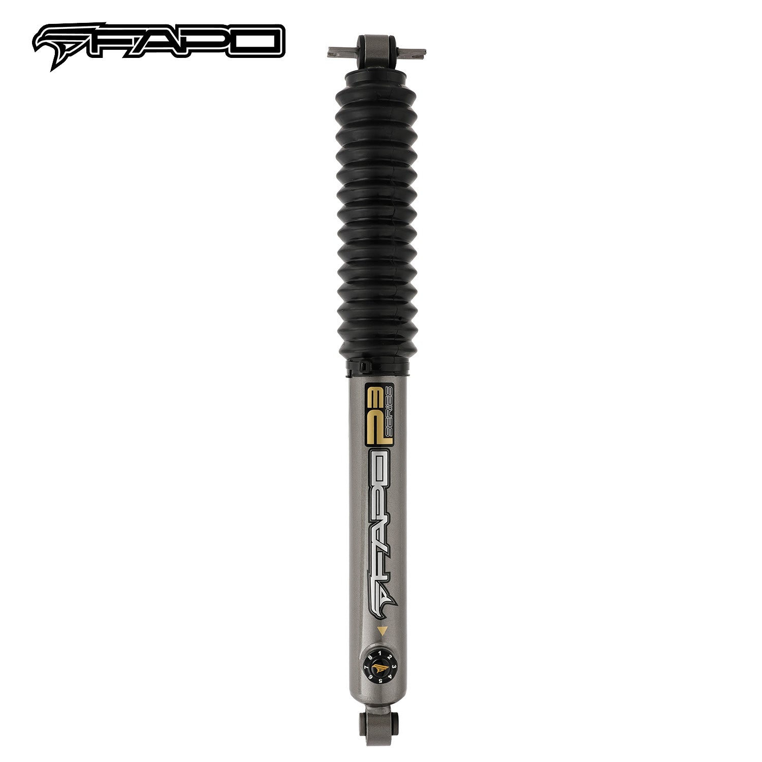8-Stage Rear 6.5-8 in Lift Shocks for 1997-2006 Jeep Wrangler TJ PA591631
