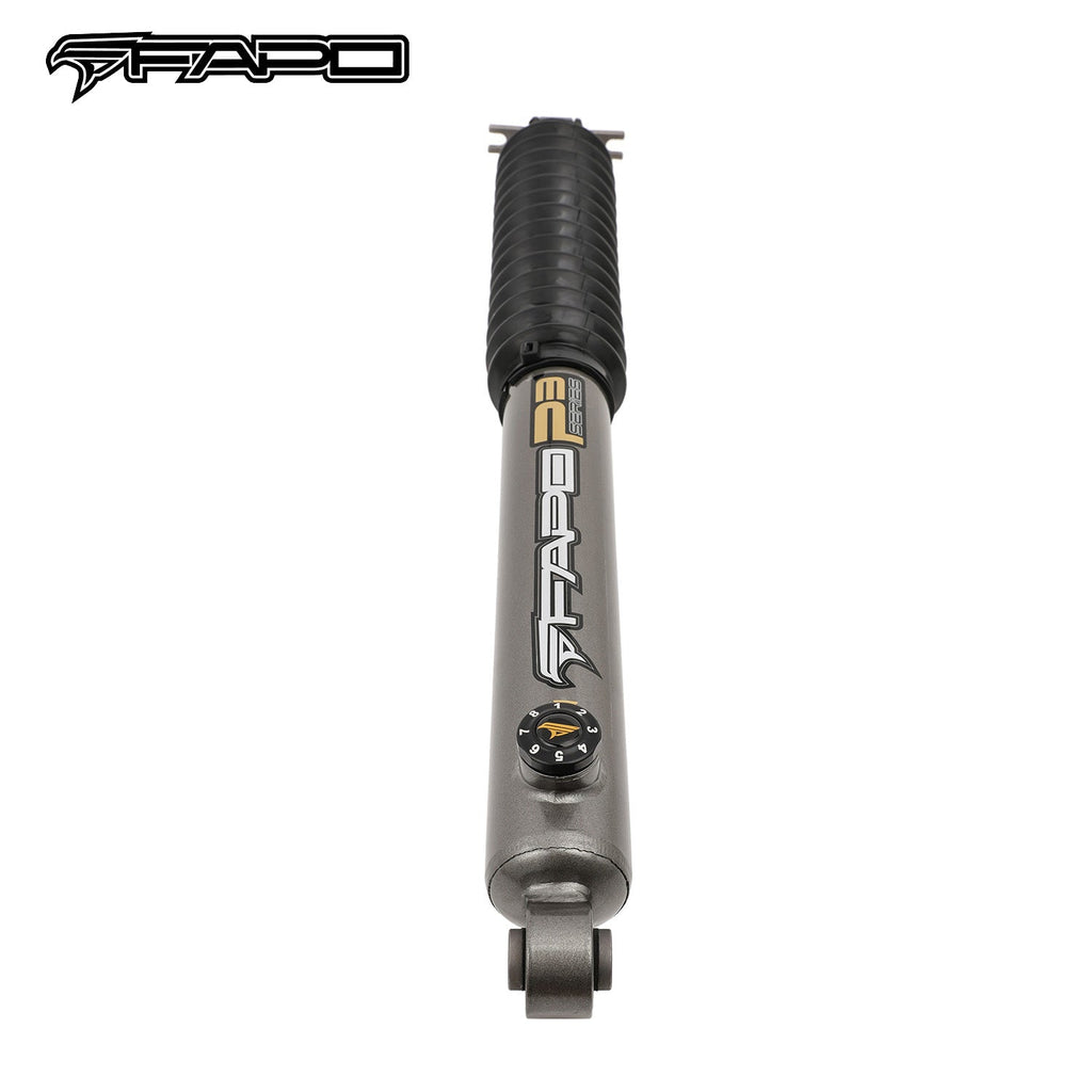 8-Stage Rear 6.5-8 in Lift Shocks for 1997-2006 Jeep Wrangler TJ PA591631