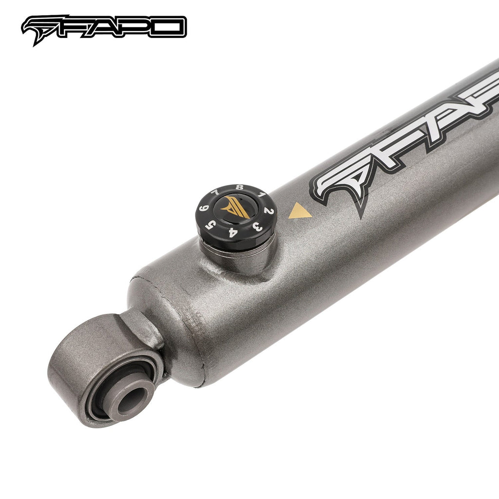8-Stage Rear 6.5-8 in Lift Shocks for 1997-2006 Jeep Wrangler TJ PA591631