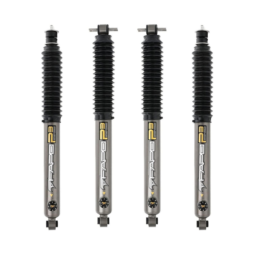 8-Stage Full Set 3-4.5 in Lift Shocks for 2007-2018 Jeep Wrangler JK 4Pcs Set ‎PA360630 PA660630