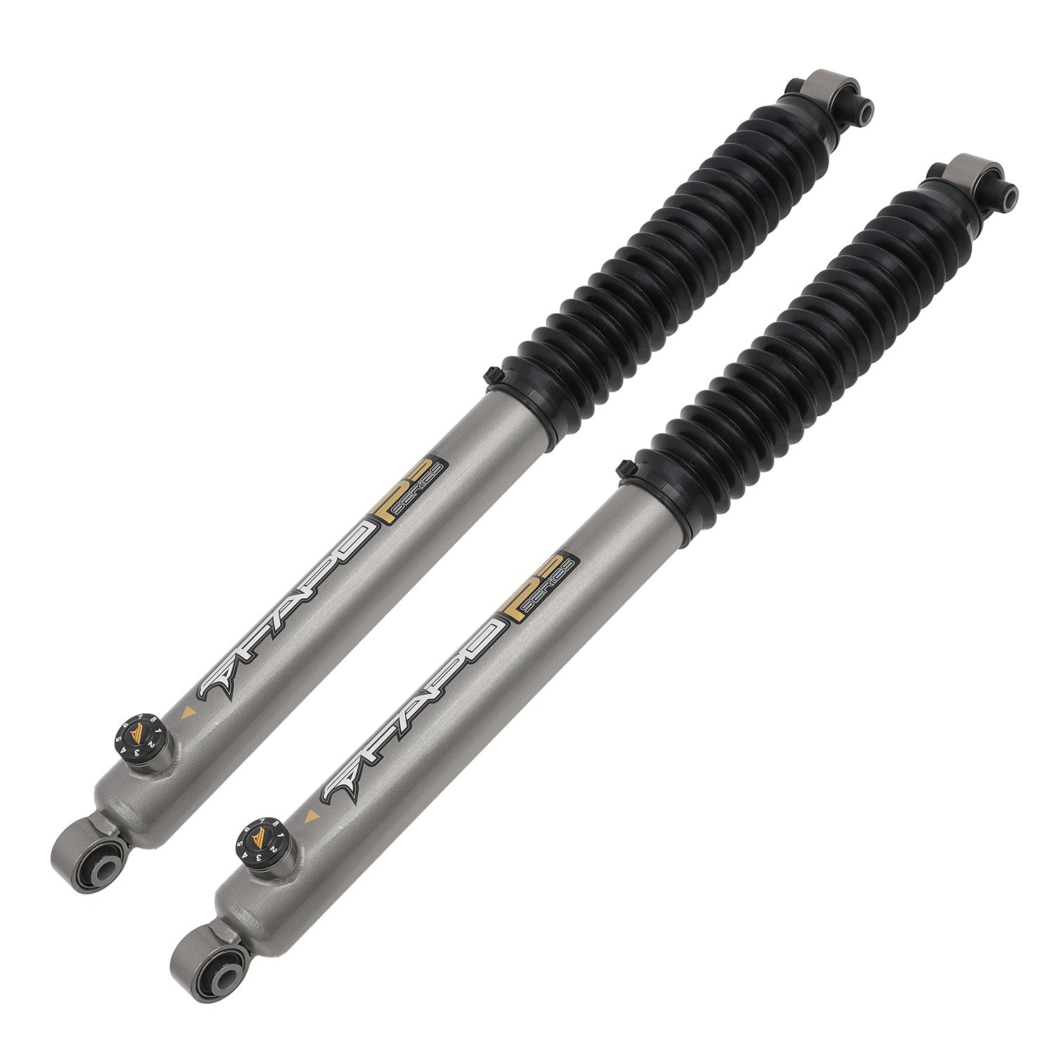 8-Stage Rear 3.5-4 in Lift Shocks for 2018-2021 Jeep Wrangler JL  PA791830