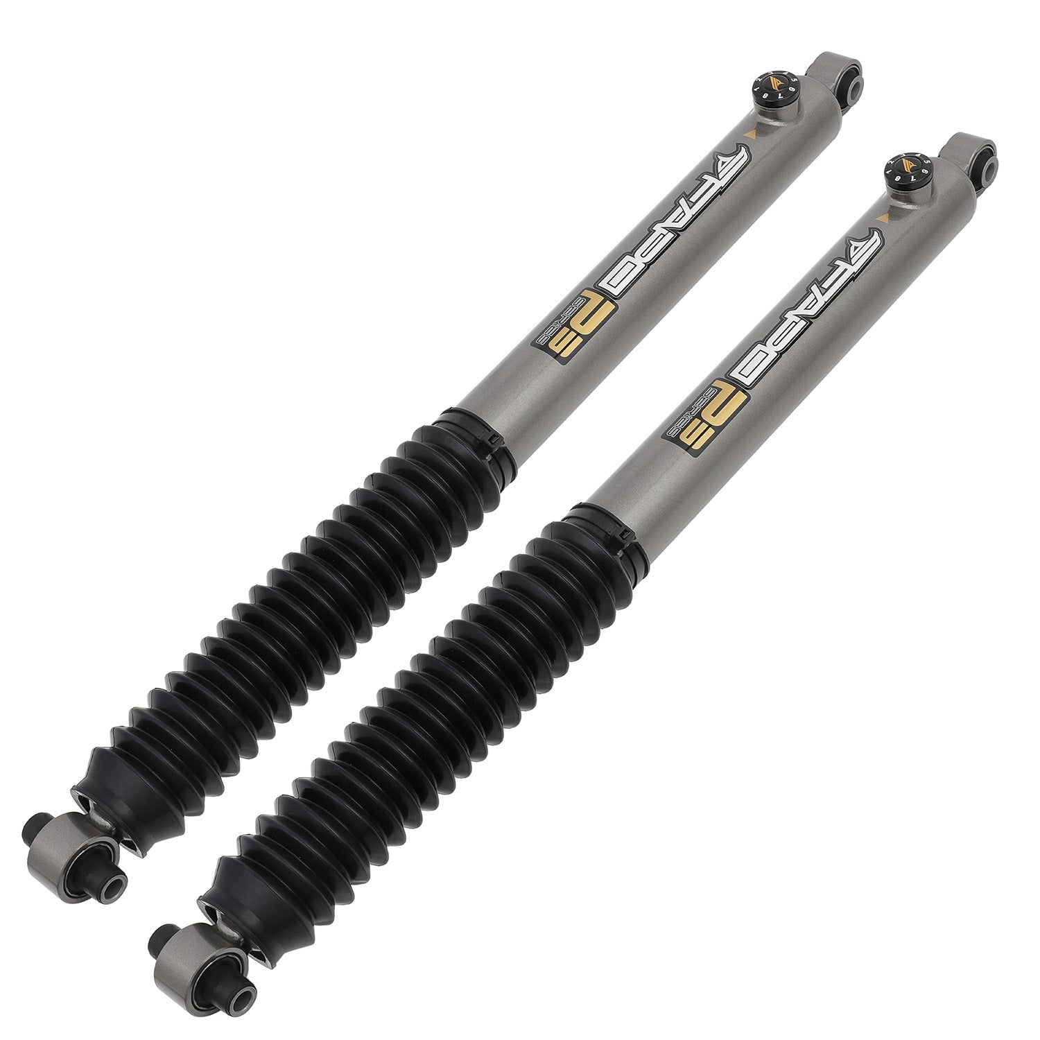 8-Stage Rear 3.5-4 in Lift Shocks for 2018-2021 Jeep Wrangler JL  PA791830