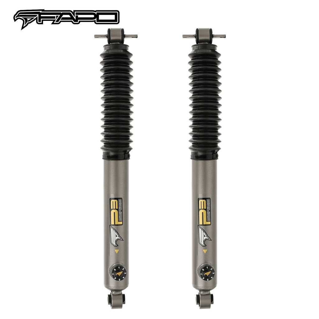 8-Stage Rear 2-3 in Lift Shocks for 1984-2001 Jeep Cherokee XJ PA891630